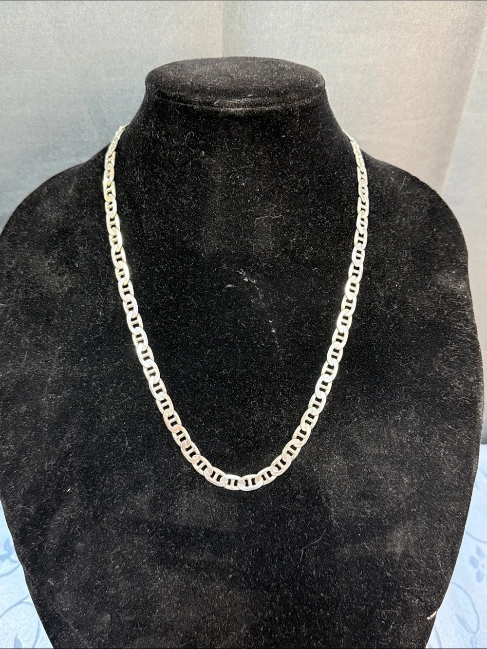 512726 silver mariner link chain